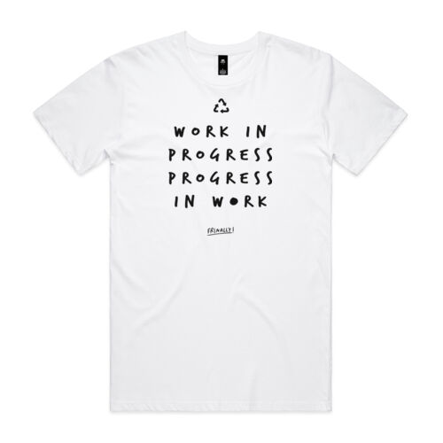 Work in Progress — Men's Light Coloured Staple Tee Thumbnail