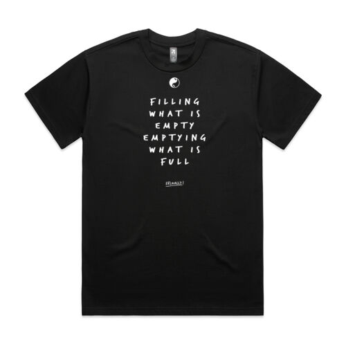 Filling What Is Empty — Men's Dark Coloured Heavy Tee 3 Thumbnail