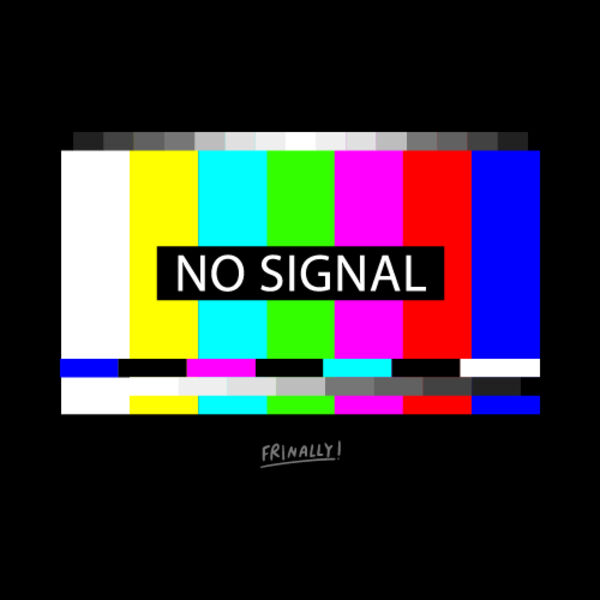 No Signal Boxed — Men's Dark Classic Tee Thumbnail