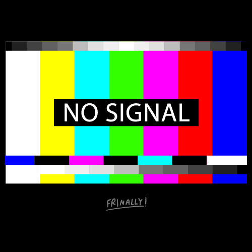 No Signal Boxed — Women's Dark Classic Tee Thumbnail